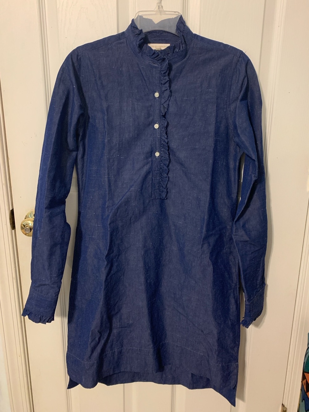 Ann Mashburn Denim Effect
Button-Up Dress - size XS